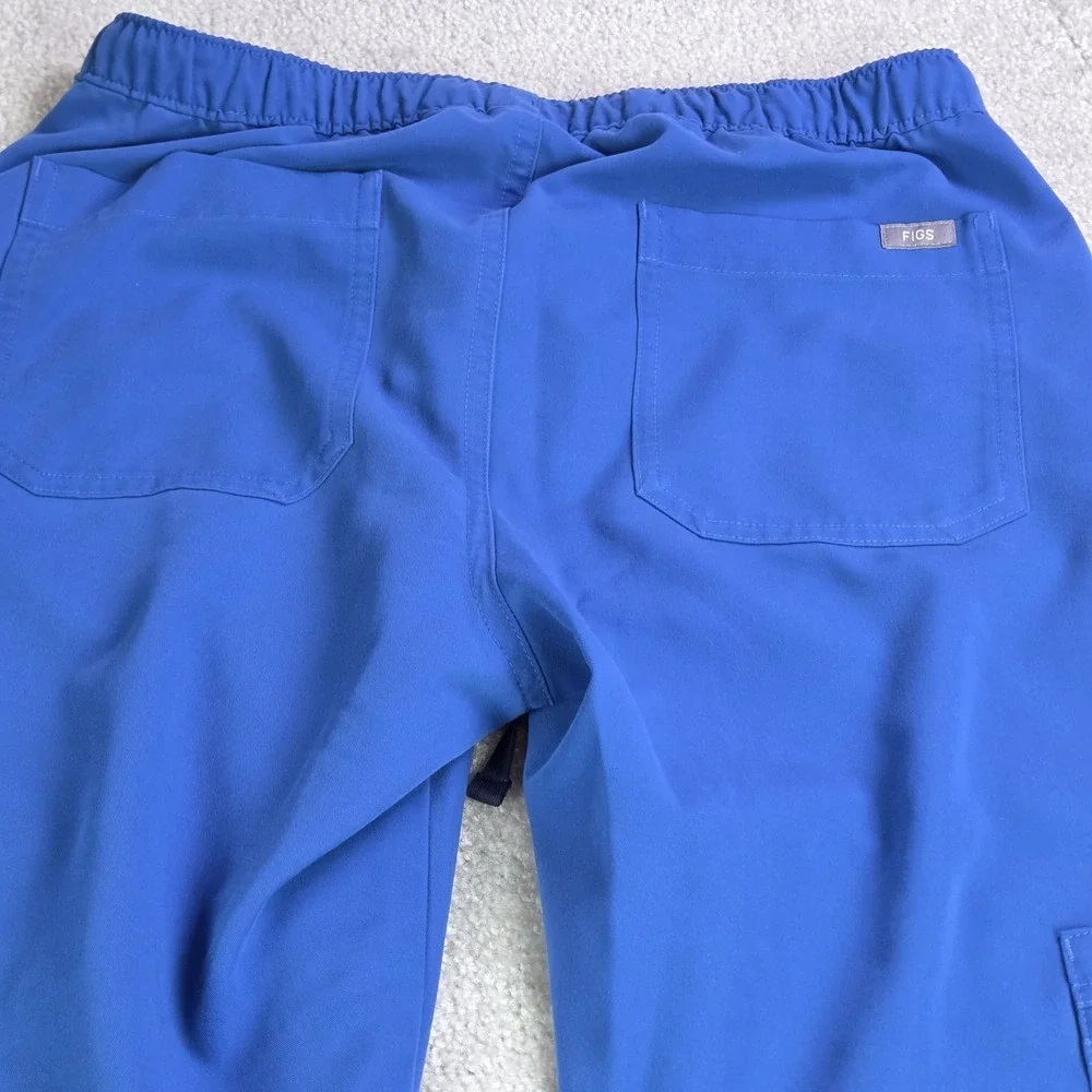 Figs Cairo‎ Men's Scrub Pants Cargo Size XS Blue Medical Dental Tech